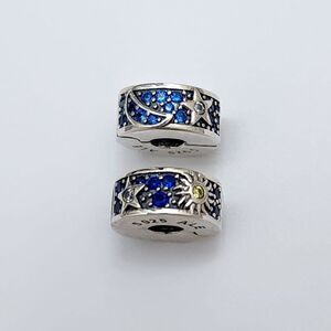 Pandora Celestial Sun, Star, and Moon Clips